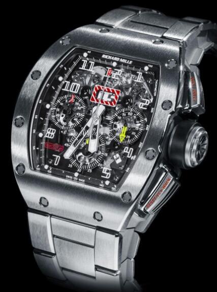 Richard Mille Replica Watch RM 011 Titanium Strap